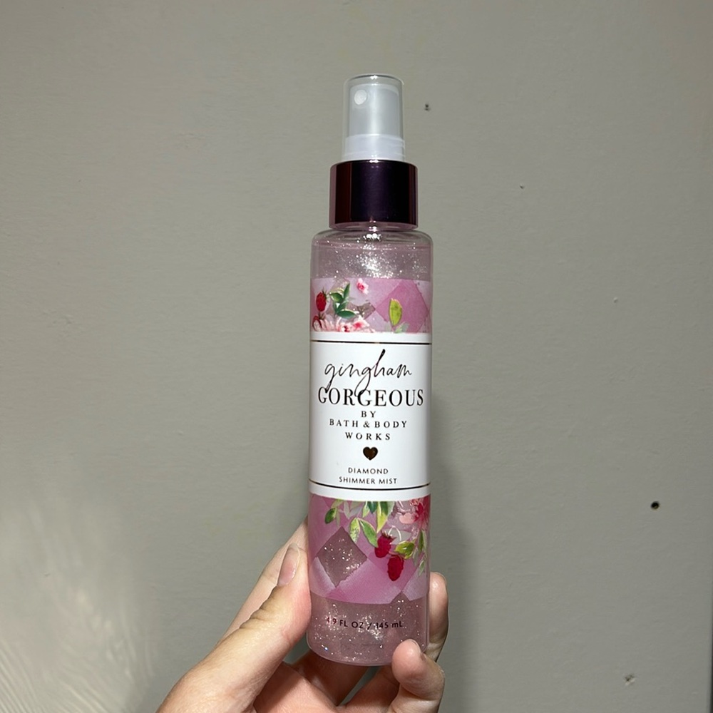 Bath and body works gingham gorgeous diamond shimmer mist